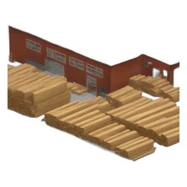 modern lumber factory sticker