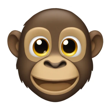 Monkey breakcancing on its hed sticker