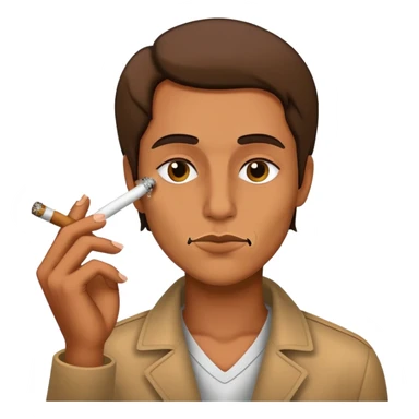 smoking a blunt sticker