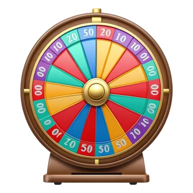 casino prize wheel sticker