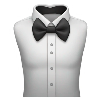 Adjusting bow tie sticker