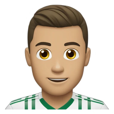 Cristiano Ronaldo entrenando sticker