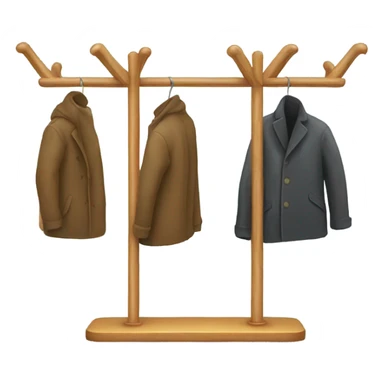Coat Rack sticker