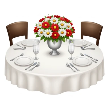 set table for shared dining sticker