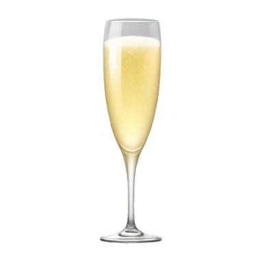Champagne glass sticker