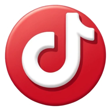 Tiktok logo sticker