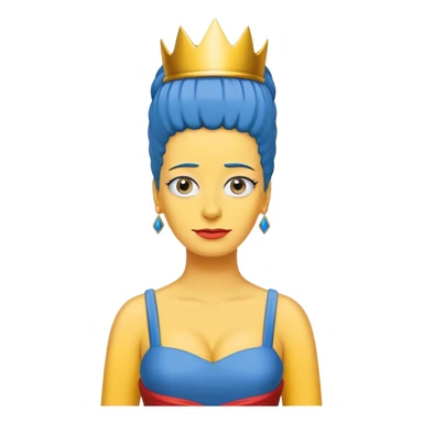 Marge Simpson realistic  sticker