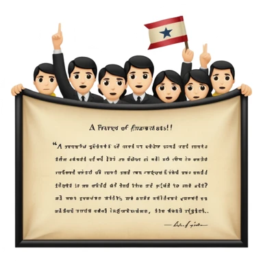 grievances the people of America had with King George III, about how he stripped them of their rights.
 sticker