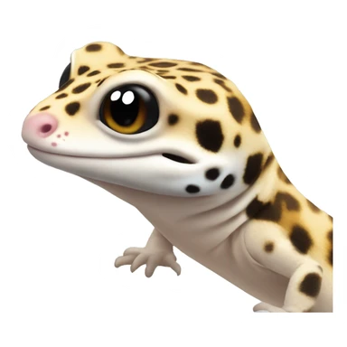 blizzard leopard gecko  sticker