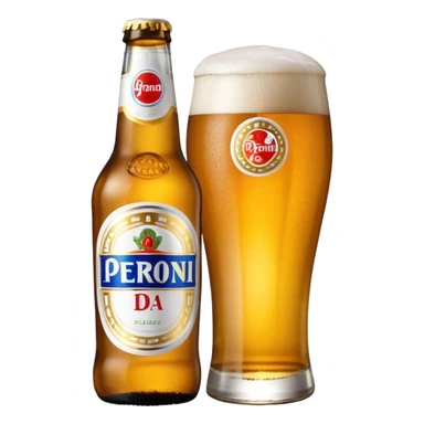 Birra Peroni piccola da 33 cl
 sticker