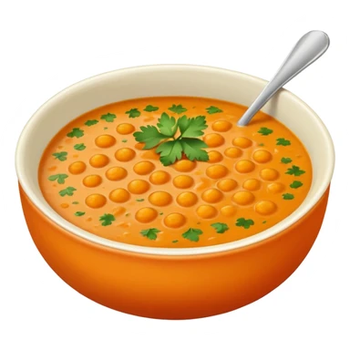 a bowl of spicy Indian lentil dal sticker