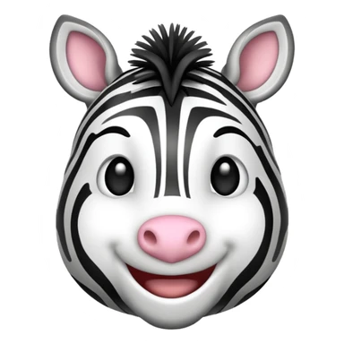 generate an emoji with zebra sticker
