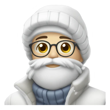 Aesthetic winter sticker