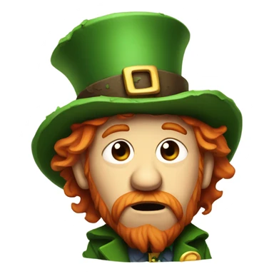 Devastated lebrechaun sticker