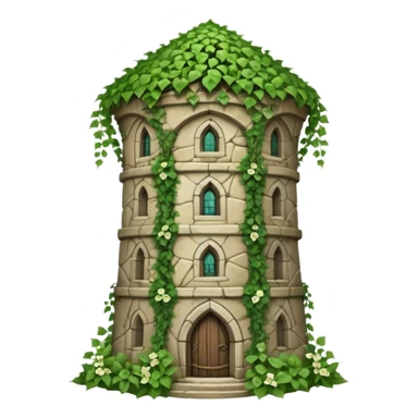 Elven tower, bindweed, ivy sticker