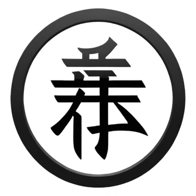 japão kanji sticker