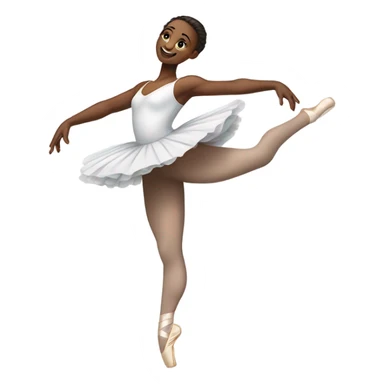 Ballet dancer wearing thigh highs sticker