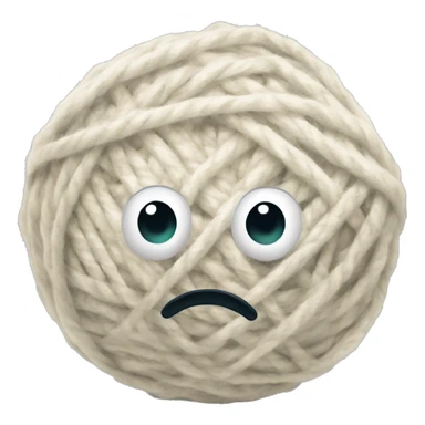 ball of yarn sticker