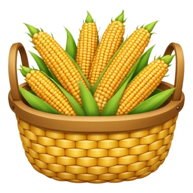 corn grain basket  sticker