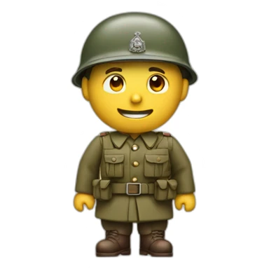 british WW2 soldier sticker