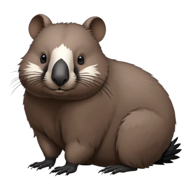 Wombat magpie sticker