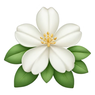 Jasmine flower sticker
