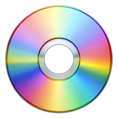 CD disk sticker