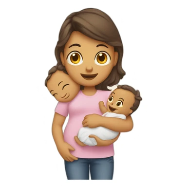 husband wife baby sticker