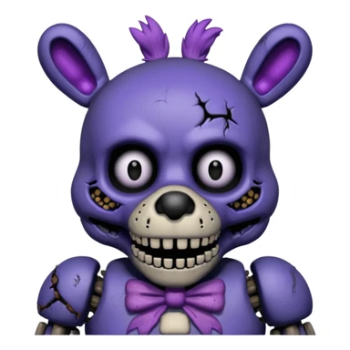 Withered bonnie fnaf sticker