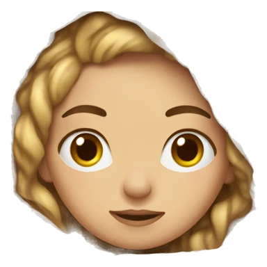 White girl in a blanket  sticker