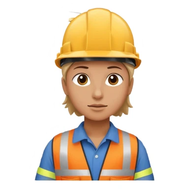 working at height on a building sticker