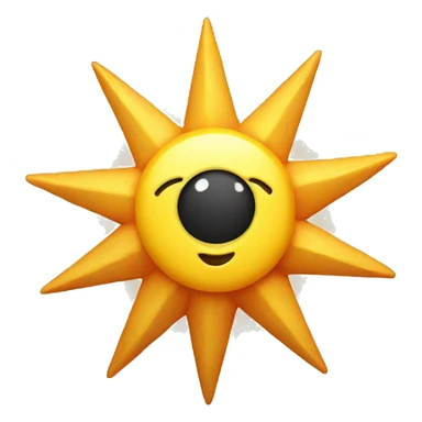 Aesthetic Sun Star  sticker