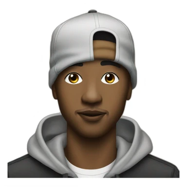 The French rapper Jul sticker