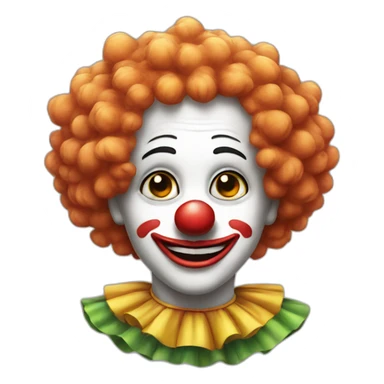 clown funny sticker