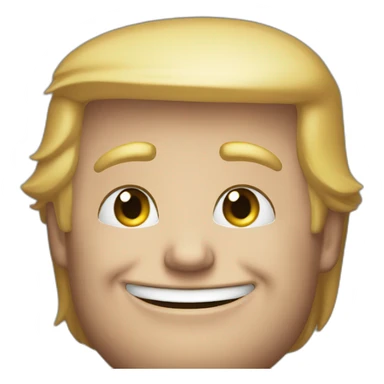 donald trump smyle sticker
