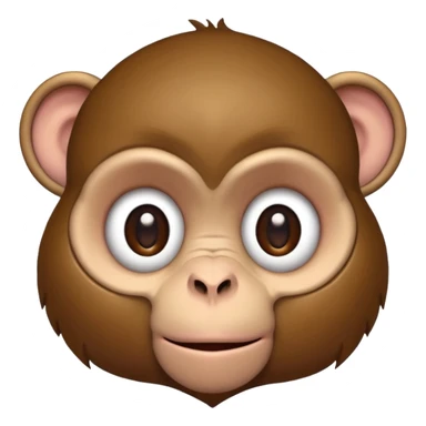 Autistic monkey sticker