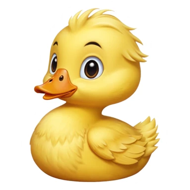 Realistic duckling  sticker