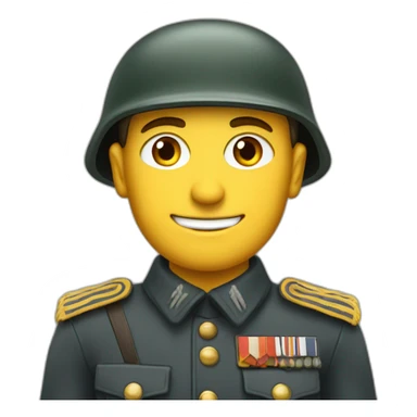 Soldat allemand de la seconde guerre mondiale sticker