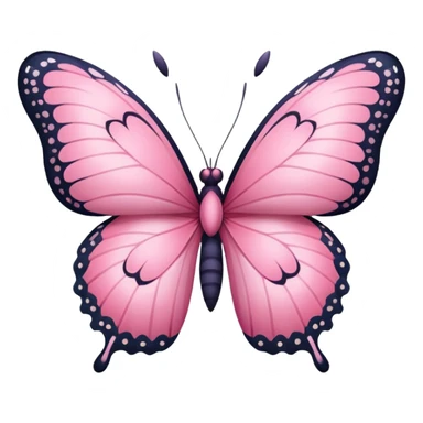 borboleta rosa sticker