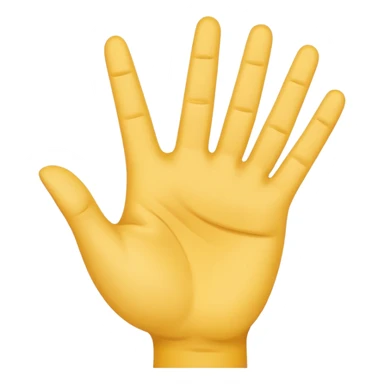 Right yellow hand
Peace sign but with thumb extended out  sticker