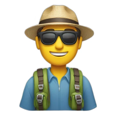 Guia turista sticker