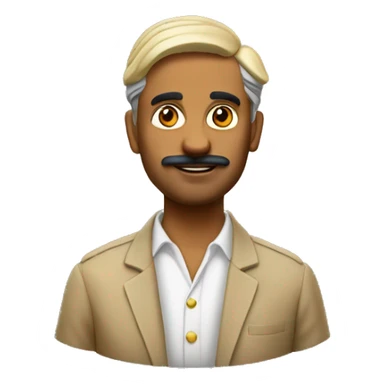 raja rao 3d emoji sticker