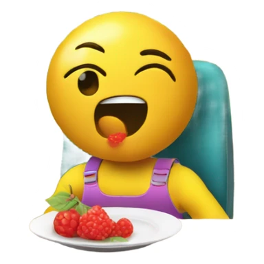 Toys are not on the menu! Don’t eat wild fruits! Safety cartoons for kids sticker