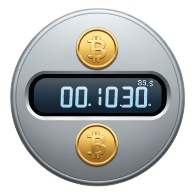 A clean, minimalist “credit counter” badge icon that communicates cumulative usage of design tokens (colours, font sizes, spacing) with an intentional economy of variation. No text. More like a Coin. sticker