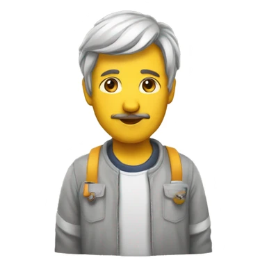 emoji de un pintor de casa sticker