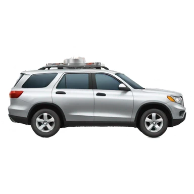 silver suv overheating  sticker