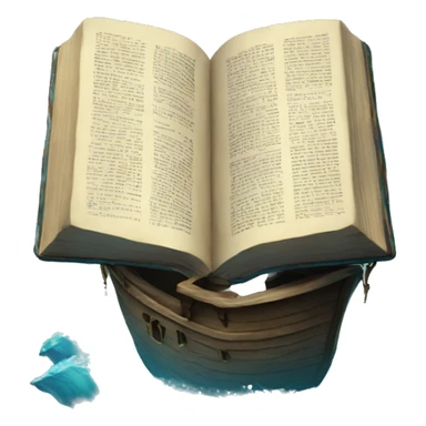 Bible in the ocean sticker