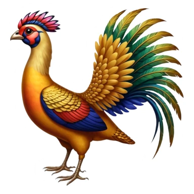 golden pheasant sticker
