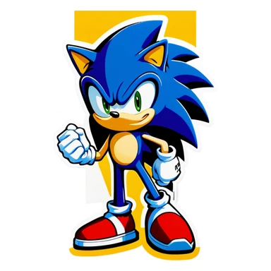 Sonic the hedgehog  sticker