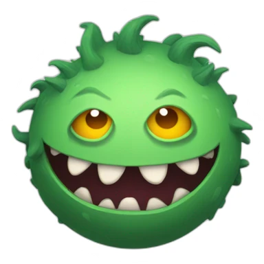 Monster boll sticker
